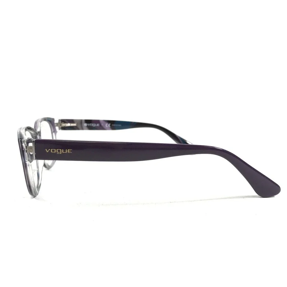 Vogue Eyeglasses Frames VO2747 2002 Purple Clear Cat Eye Round 52-17-140